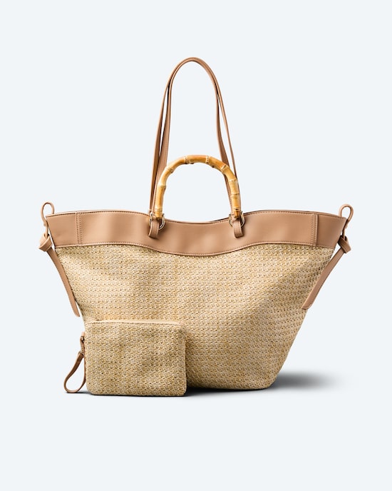 Produktabbildung für Shopper in Strohoptik