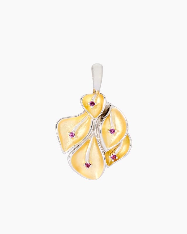 Clipanhänger mit Rhodolith