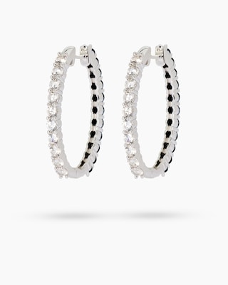 Produktabbildung 2 für Creolen mit Spinell und Zirkon