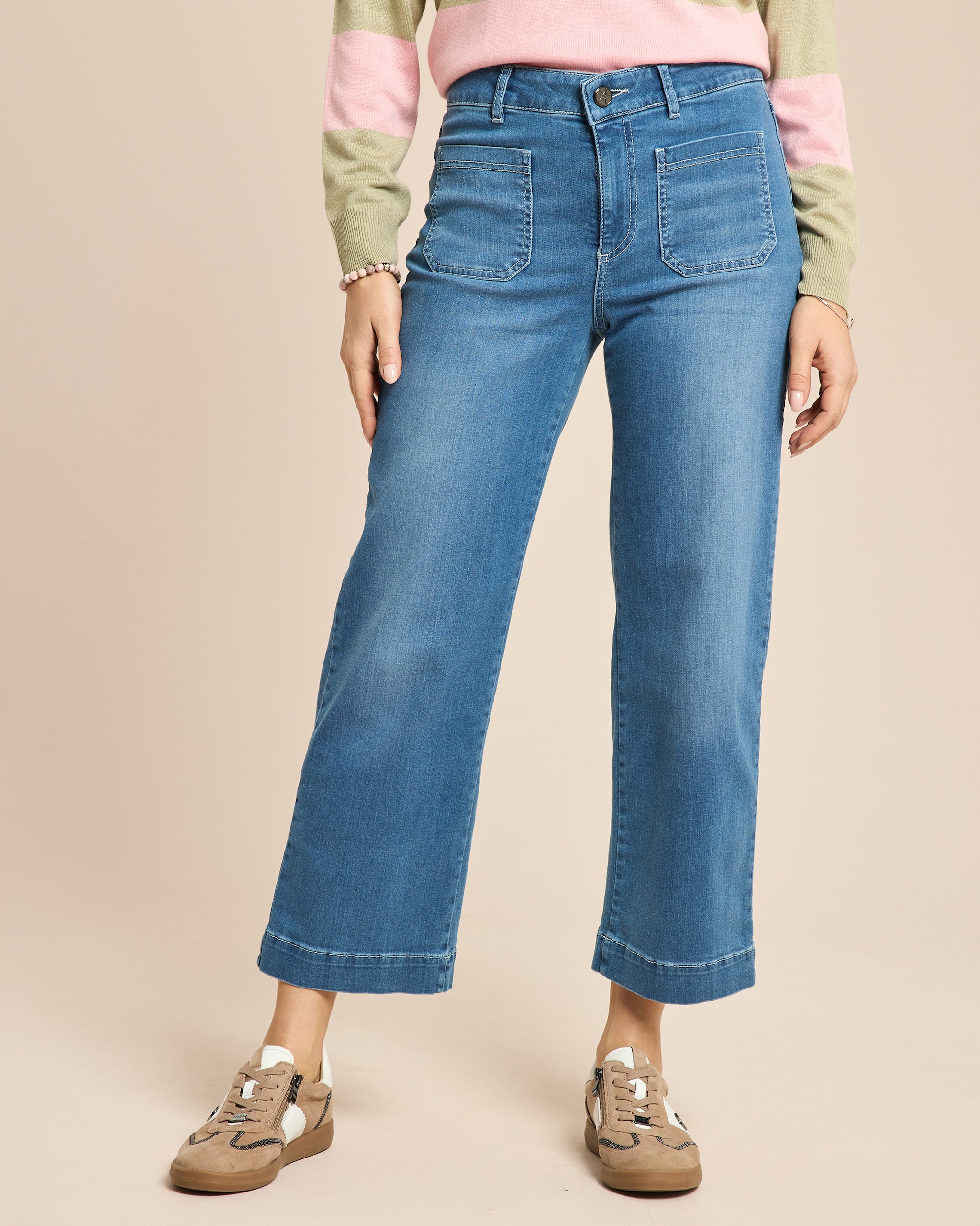 Produktabbildung für Jeans 7/8 aufgesetzte Taschen