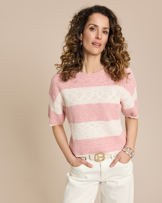 Pullover Blockstreifen