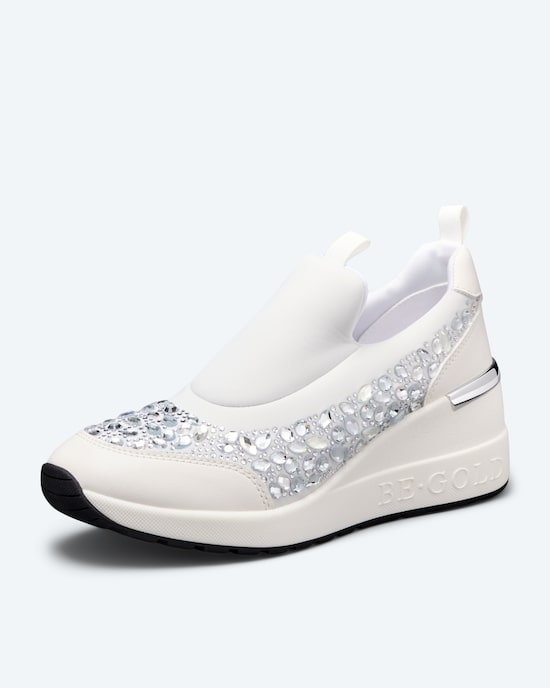 Produktabbildung für Strass Sneaker mit Keilabsatz