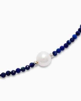 Produktabbildung 3 für Collier mit Lapislazuli und Süßwasserperle