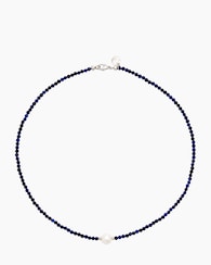 Produktabbildung für Collier mit Lapislazuli und Süßwasserperle