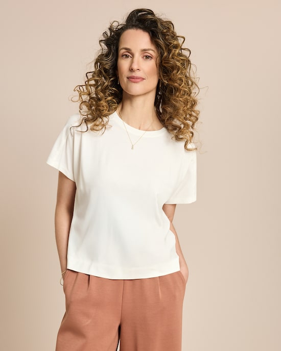 Produktabbildung für Boxy Shirt mit Schlitzen