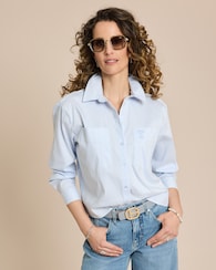 Produktabbildung für Gestreifte Baumwollbluse