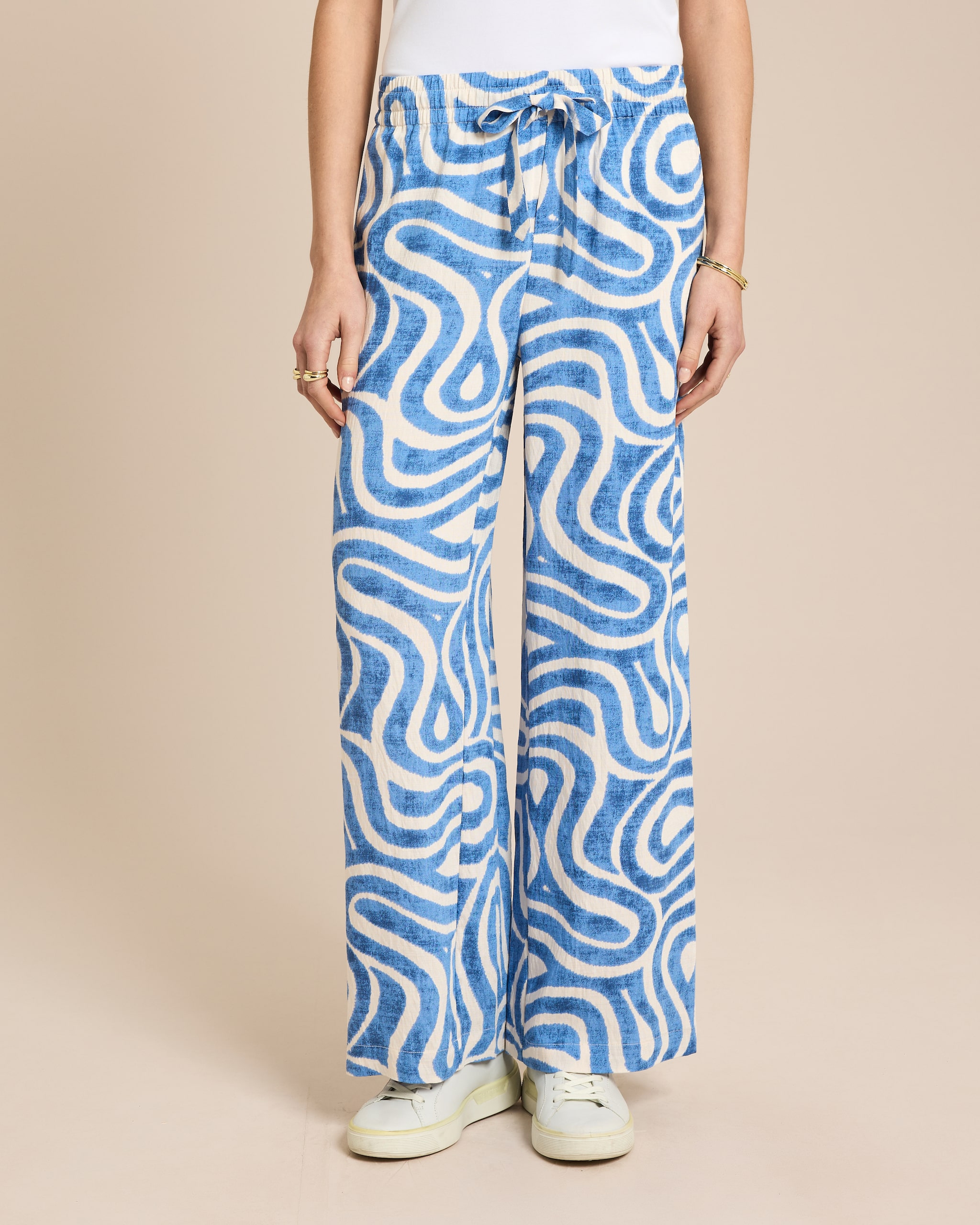 Produktabbildung für Wide Leg Hose mit Allover-Print
