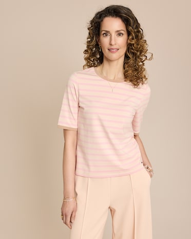 Produktabbildung für Shirt mit Kontrastdetails