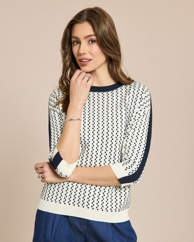 Pullover in Jacquard-Strickmuster