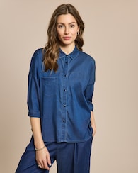 Produktabbildung für Blusenjacke in Denim-Look
