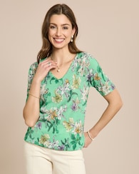 Produktabbildung für Pullover mit floralem Print