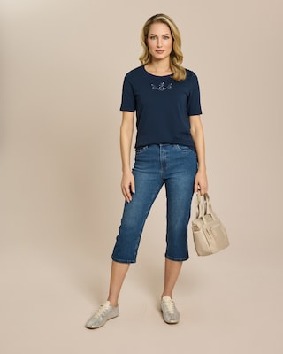 Produktabbildung 3 für Capri Denim Stretch Hose