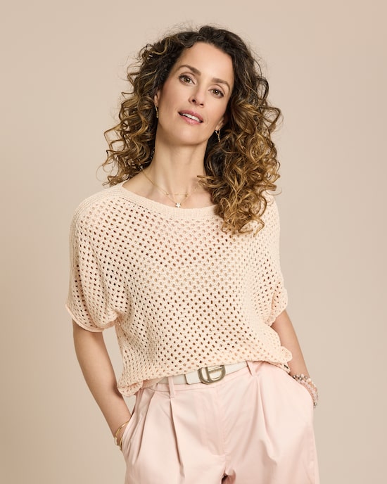 Produktabbildung für Pullover mit Lochmuster