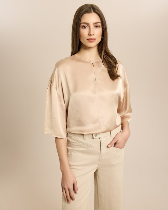 Produktabbildung für Webshirt aus Satin