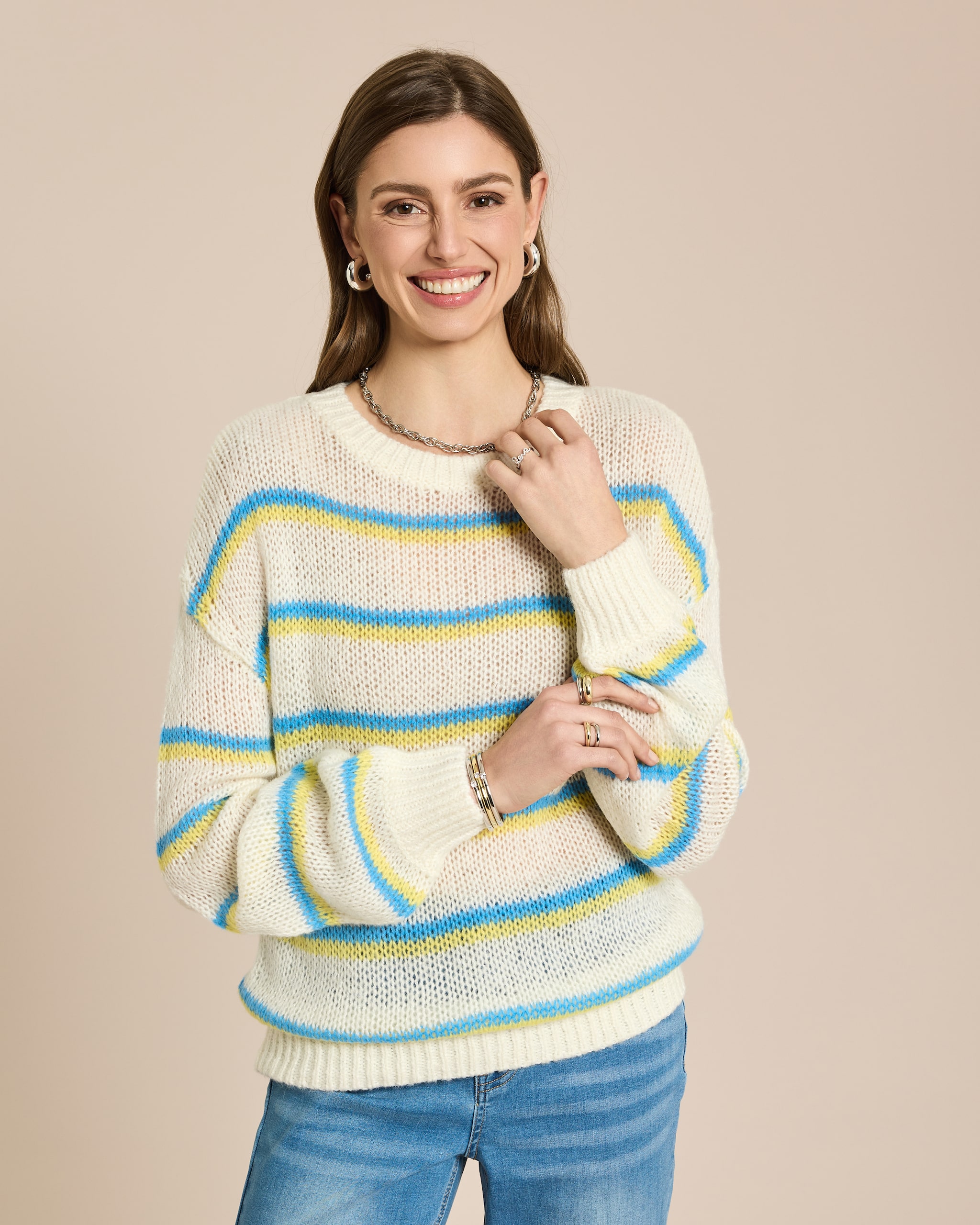 Produktabbildung für Streifenpullover