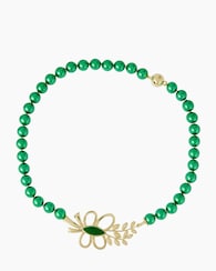 Produktabbildung für Collier mit Muschelkernperlen 10 mm