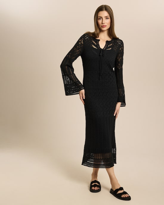 Produktabbildung für Ajour Strickkleid