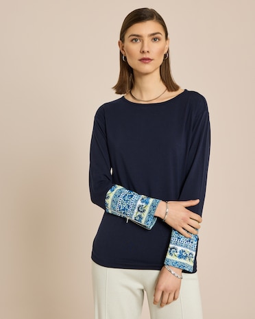 Produktabbildung für SoftShine Jersey Shirt mit Detail