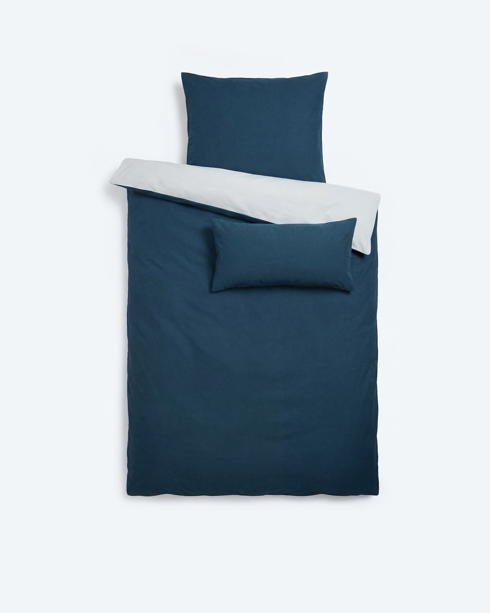 Produktabbildung für Piqué-Jersey-Wendebettwäsche, 3tlg.