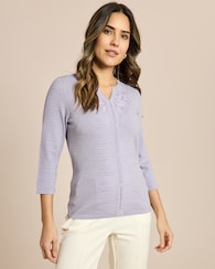 Produktabbildung für Glow Pullover in Strickjacken-Optik