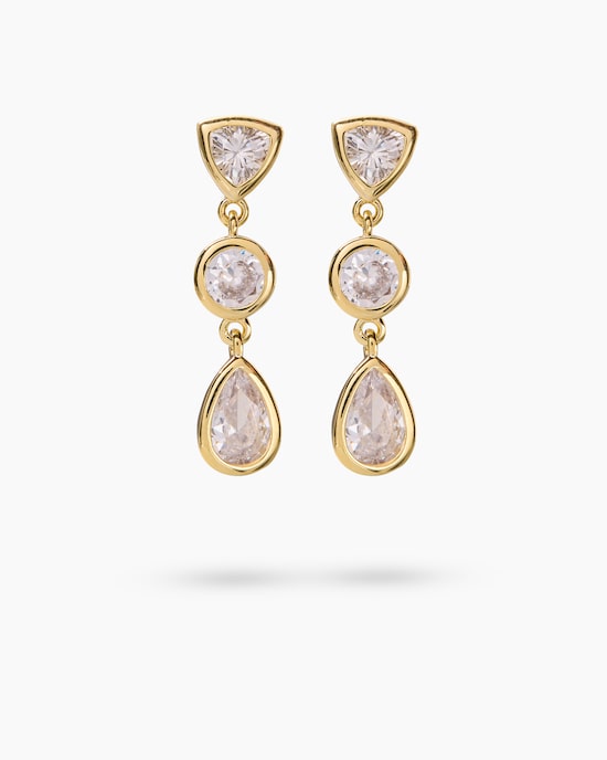 Produktabbildung für Ohrhänger mit Zirkonia