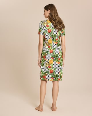 Produktabbildung 3 für Nachthemd Flowers and Graphic