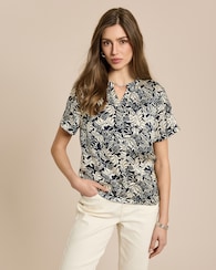 Produktabbildung für Bluse Kurzarm mit Print