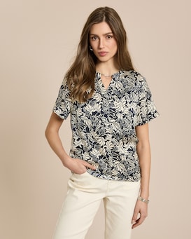 Produktabbildung für Bluse Kurzarm mit Print