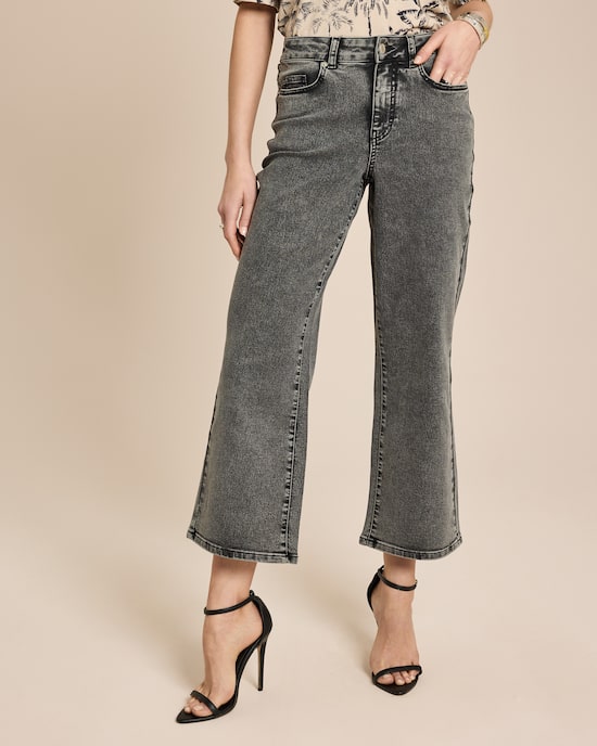 Produktabbildung für Cropped Straight Leg Jeans