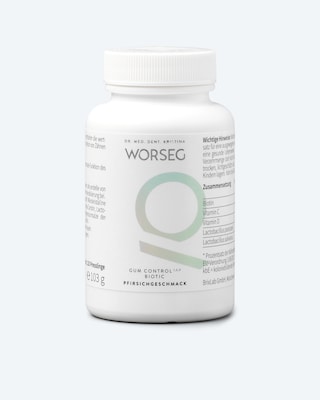 Produktabbildung 1 für Gum Control Biotic Pfirsich, 120 Presslinge