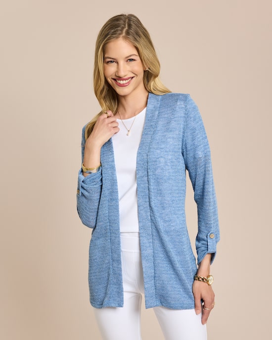 Produktabbildung für Longcardigan Feinstrick mit Metallic