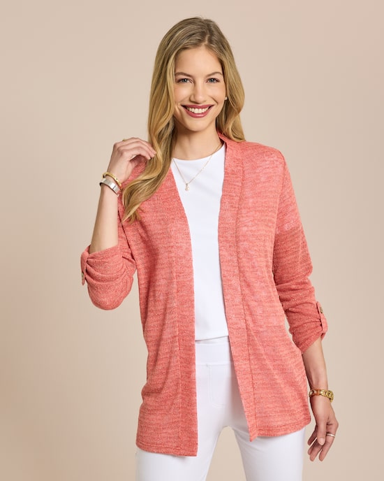 Produktabbildung für Longcardigan Feinstrick mit Metallic