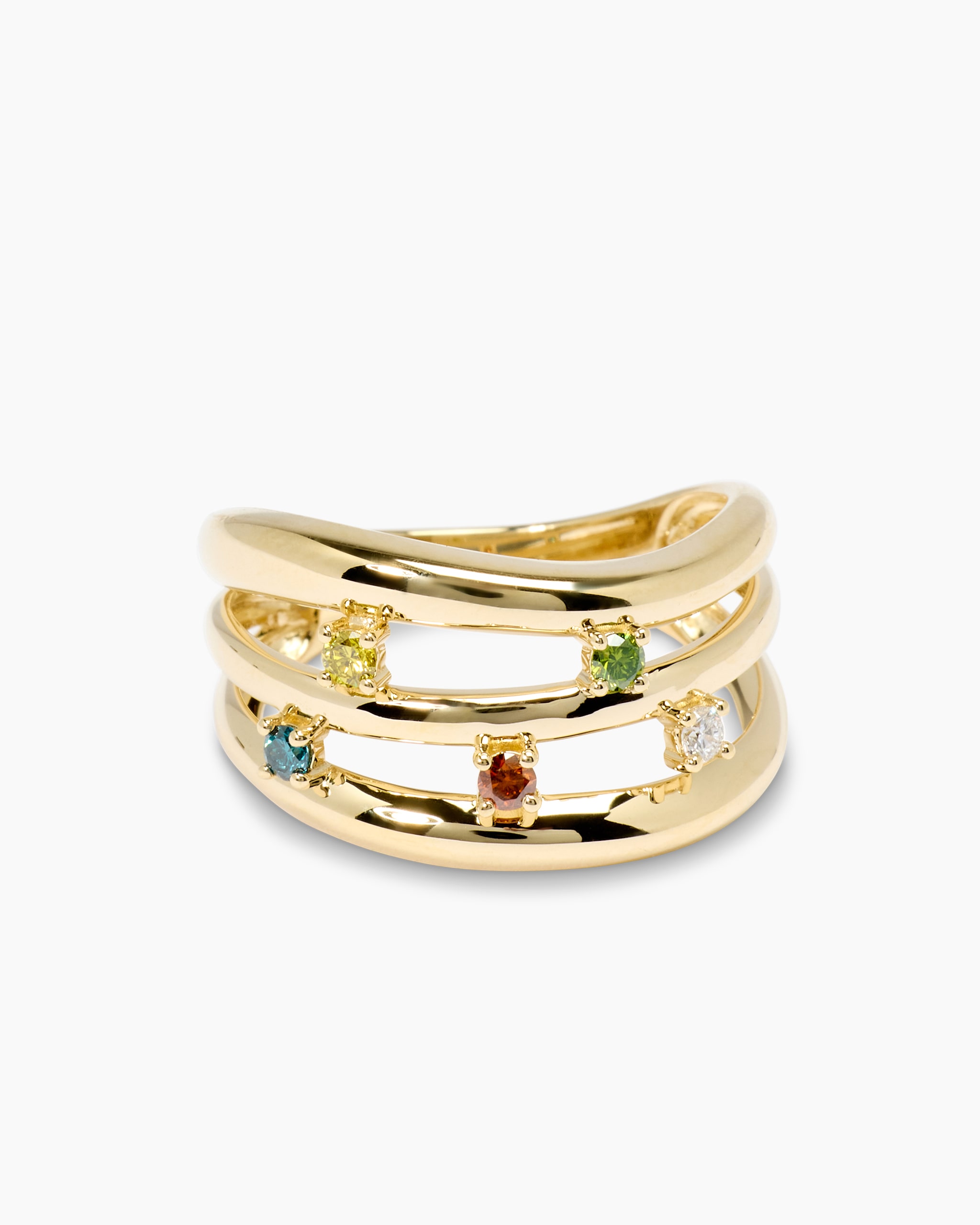Produktabbildung für Ring mit Multi-Brillanten