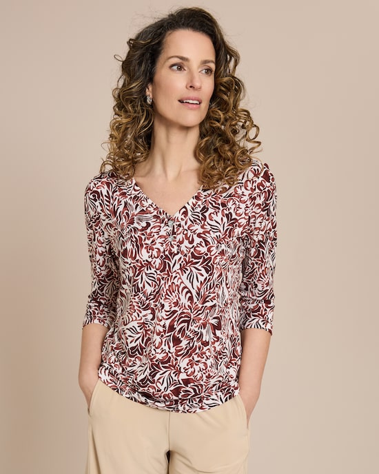 Produktabbildung für Shirt mit zweifarbigem Druck