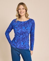 Produktabbildung für Shirt mit buntem Animalprint