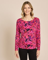 Produktabbildung für Shirt mit buntem Animalprint