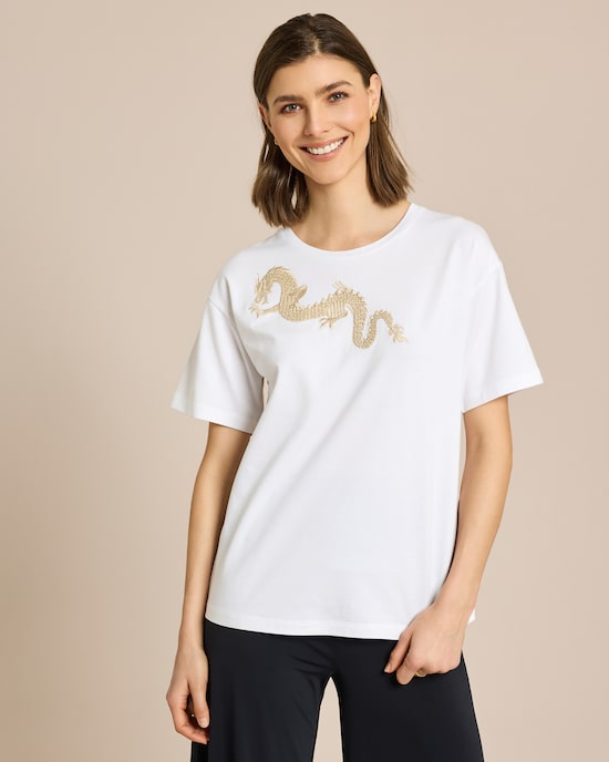 Produktabbildung für Shirt mit Pailletten-Motiv