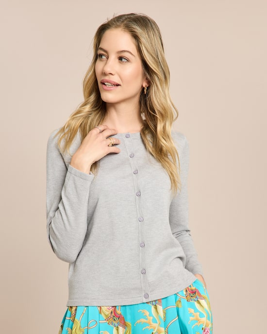 Produktabbildung für Strickjacke mit Knopfleiste