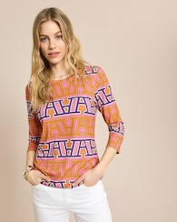 Produktabbildung für Shirt 3/4-Arm mit Exklusivdruck