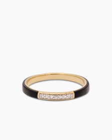 Produktabbildung für Diamantring mit Keramik 0,05 ct