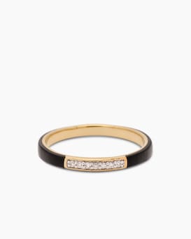 Produktabbildung für Diamantring mit Keramik 0,05 ct