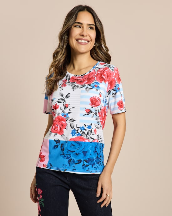 Produktabbildung für Shirt Druckmix mit Strass