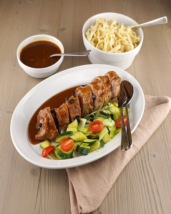 Produktabbildung für Schweinefilet mit Trüffelsoße