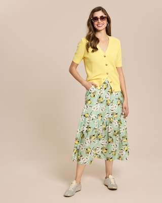 Produktabbildung 3 für Rock mit Früchte Print