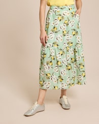 Produktabbildung für Rock mit Früchte Print