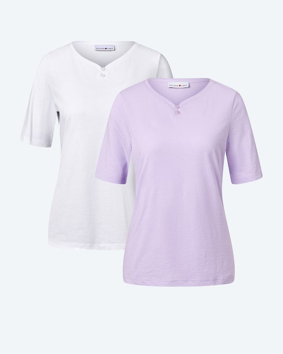 Produktabbildung für Doppelpack Shirts mit Logo