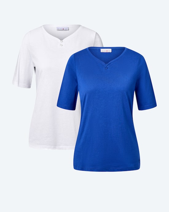 Produktabbildung für Doppelpack Shirts mit Logo