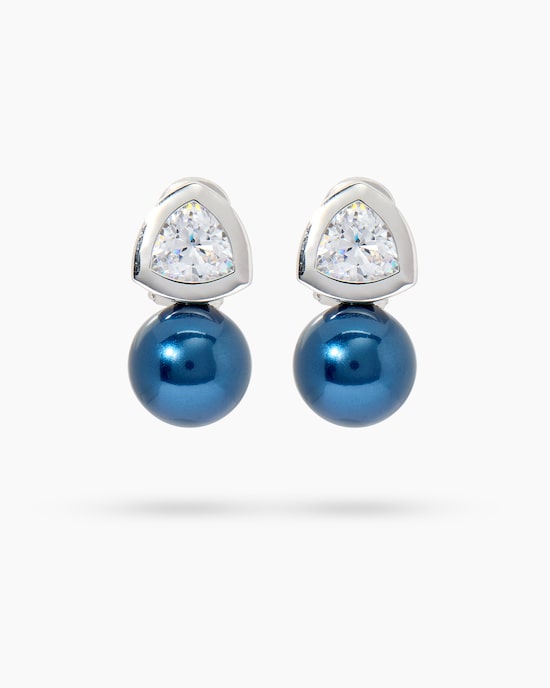 Produktabbildung für Ohrclipstecker mit MK-Perle 12 mm & Zirkonia