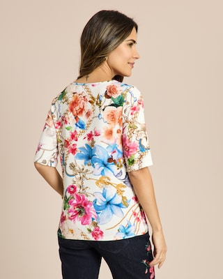 Produktabbildung 4 für Shirt Blumendruck