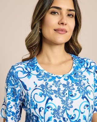 Produktabbildung 5 für Shirt mit Ornamentdruck mit Strass